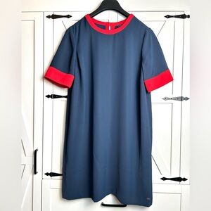 Tommy Hilfiger Navy and Red Dress